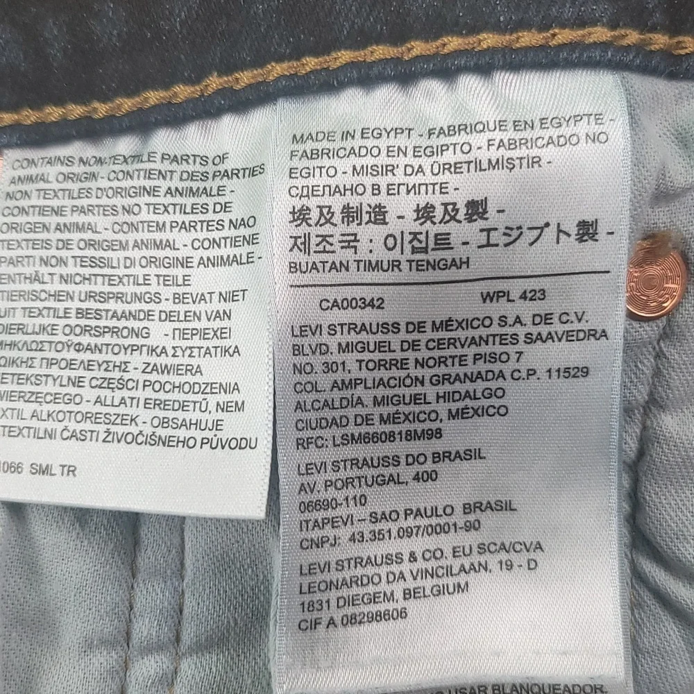 Levis‎ 501 Mens Original Fit Blue Dark Wash Stretch Denim Button Fly Jeans 30x30